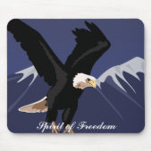 Bald Eagle Mousepad Muismat (Voorkant)
