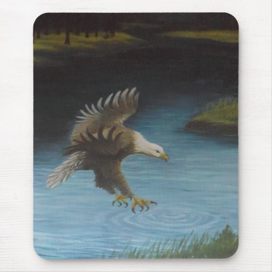 Bald Eagle mousepad Muismat (Voorkant)