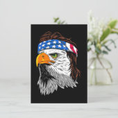 Bald Eagle Mullet USA Kaart (Staand voorkant)