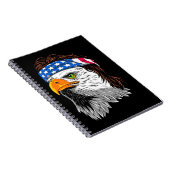 Bald Eagle Mullet USA Notitieboek (Rechterzijde)