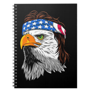 Bald Eagle Mullet USA Notitieboek