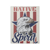Bald Eagle Native Spirit Notitieblok (Linkerzijde)