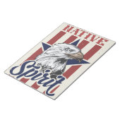 Bald Eagle Native Spirit Notitieblok (Schuin)