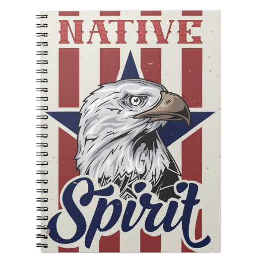 Bald Eagle Native Spirit Notitieboek (Voorkant)