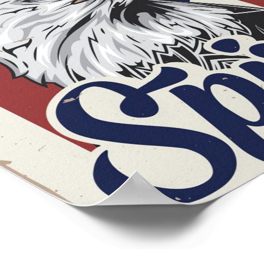 Bald Eagle Native Spirit Poster (Hoek)