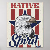 Bald Eagle Native Spirit Poster (Voorkant)