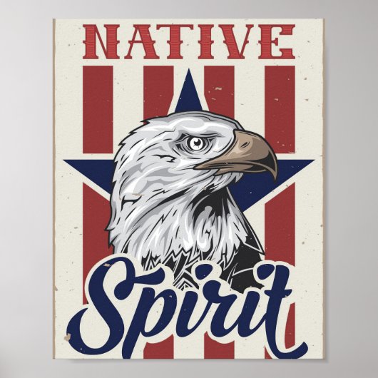 Bald Eagle Native Spirit Poster (Voorkant)