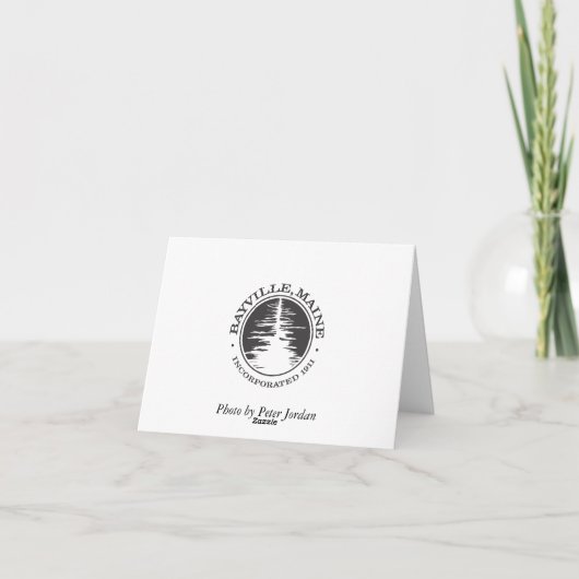 Bald Eagle Note Card Kaart (Achterkant)