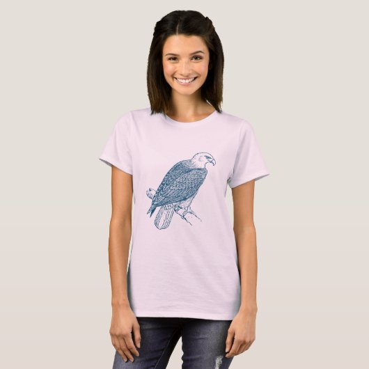 Bald Eagle - Ocean Blue T-shirt (Voorkant volledig)