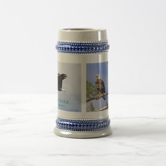 Bald Eagle of Sebago Stein Bierpul (Center)