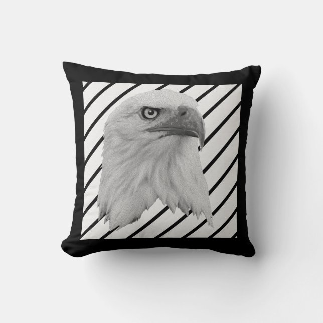 Bald Eagle Oil Paint, Kussen (Voorkant)