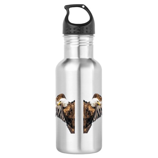 Bald Eagle on the Wing/USA Waterfles (Achterkant)