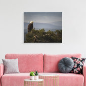 Bald Eagle on Tree Top Wrapped Canvas Afdruk (Insitu (Woonkamer))