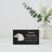 Bald Eagle one-of-a-kind aanpasbaar Visitekaartje (Staand voorkant)