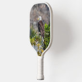 Bald Eagle op de rots Pickleball Paddle (Links)