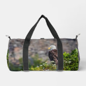 Bald Eagle op de rots Plunjezak (Voorkant)