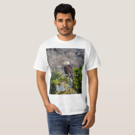Bald Eagle op de rots T-shirt