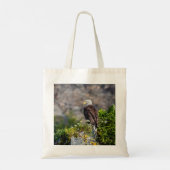 Bald Eagle op de rots Tote Bag (Achterkant)