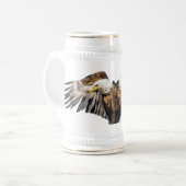 Bald Eagle op de Wing Bierpul (Voorkant links)