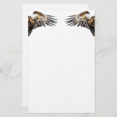 Bald Eagle op de Wing Briefpapier (Voorkant / Achterkant)