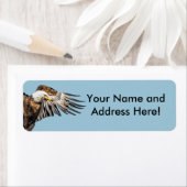 Bald Eagle op de Wing Etiket (Insitu)