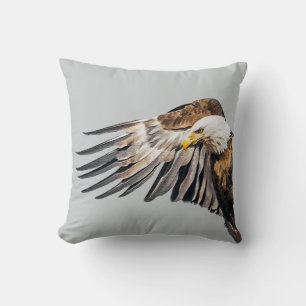 Bald Eagle op de Wing Kussen