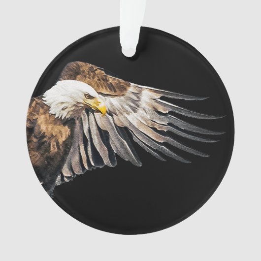 Bald Eagle op de Wing Ornament (voorkant)