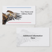 Bald Eagle op de Wing Visitekaartje (Voorkant / Achterkant)