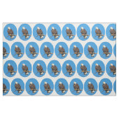 Bald Eagle op een boomtak Stof (Fat Quarter)