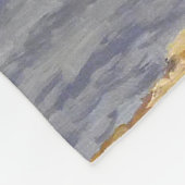 Bald Eagle op Illinois River Bank Fleece Deken (Hoek)