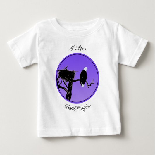 Bald Eagle op zonsondergang - Originele Wilde Kuns (Voorkant)