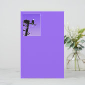 Bald Eagle op zonsondergang - Originele Wilde Kuns Briefpapier (Staand voorkant)