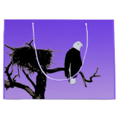 Bald Eagle op zonsondergang - Originele Wilde Kuns Groot Cadeauzakje (Voorkant)