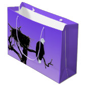 Bald Eagle op zonsondergang - Originele Wilde Kuns Groot Cadeauzakje (Voorkant Gekanteld)