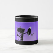 Bald Eagle op zonsondergang - Originele Wilde Kuns Mok (Midden)