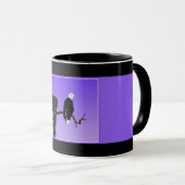 Bald Eagle op zonsondergang - Originele Wilde Kuns Mok (Voorkant rechts)