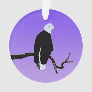 Bald Eagle op zonsondergang - Originele Wilde Kuns Ornament