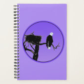 Bald Eagle op zonsondergang - Originele Wilde Kuns Planner (Voorkant)