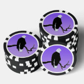 Bald Eagle op zonsondergang - Originele Wilde Kuns Poker Chips (Opstapeling)