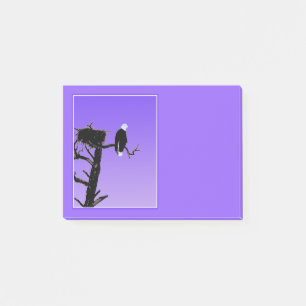 Bald Eagle op zonsondergang - Originele Wilde Kuns Post-it® Notes