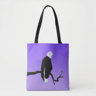 Bald Eagle op zonsondergang - Originele Wilde Kuns Tote Bag