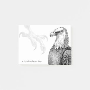 Bald Eagle Outdoorsman Forest Ranger Natuur Lover Post-it® Notes