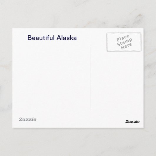 Bald Eagle over de kust van Alaska Briefkaart (Achterkant)