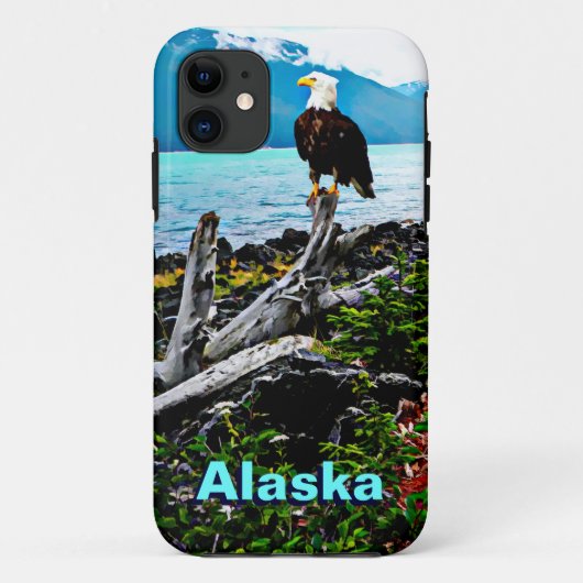 Bald Eagle over de kust van Alaska Case-Mate iPhone Case (Achterkant)