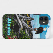 Bald Eagle over de kust van Alaska Case-Mate iPhone Case (Achterkant (horizontaal))