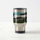 Bald Eagle over de kust van Alaska Reisbeker (Center)