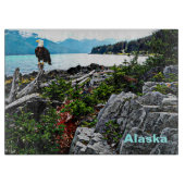 Bald Eagle over de kust van Alaska Snijplank (Voorkant)