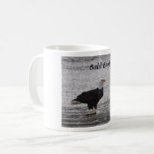 Bald Eagle over zalm Koffiemok (Voorkant links)