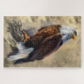 Bald Eagle Painting Jigzaag Puzzle Legpuzzel (Horizontaal)