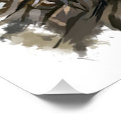 Bald Eagle Painting Perfect Poster (Hoek)